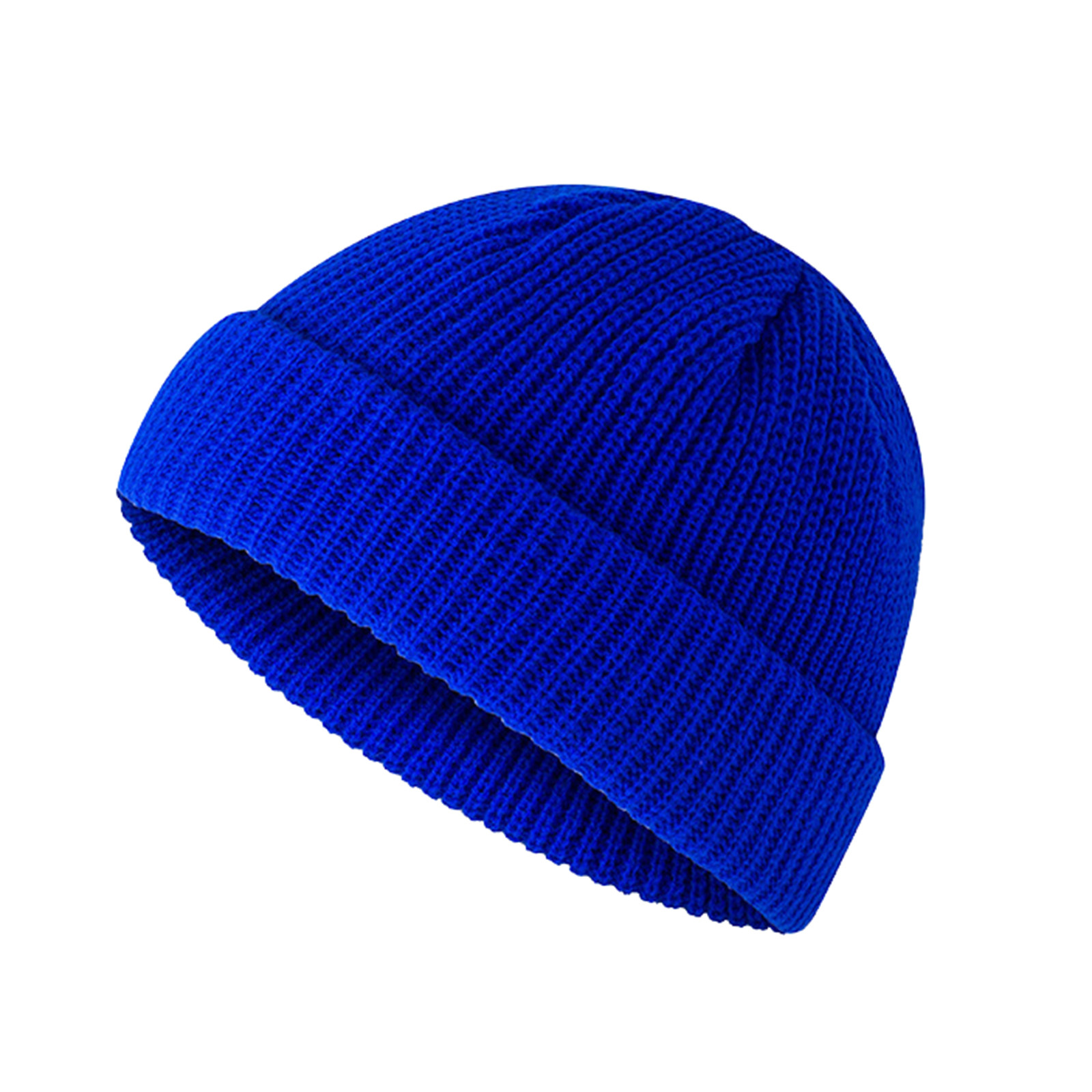 thumbnail image 2 of Gorro de punto unisex para invierno con pompón sintético - Gorro cálido de mezcla de lana, talla única, para hombres y mujeres adultos, 2 of 2